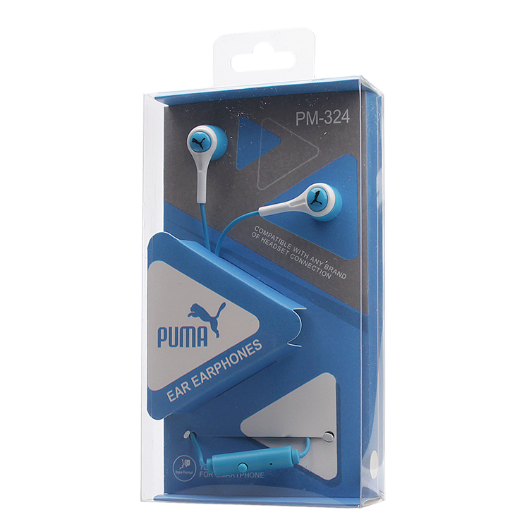 Гарнитура MP3 ReplicaPU PM-324 с кнопкой ответа голубая