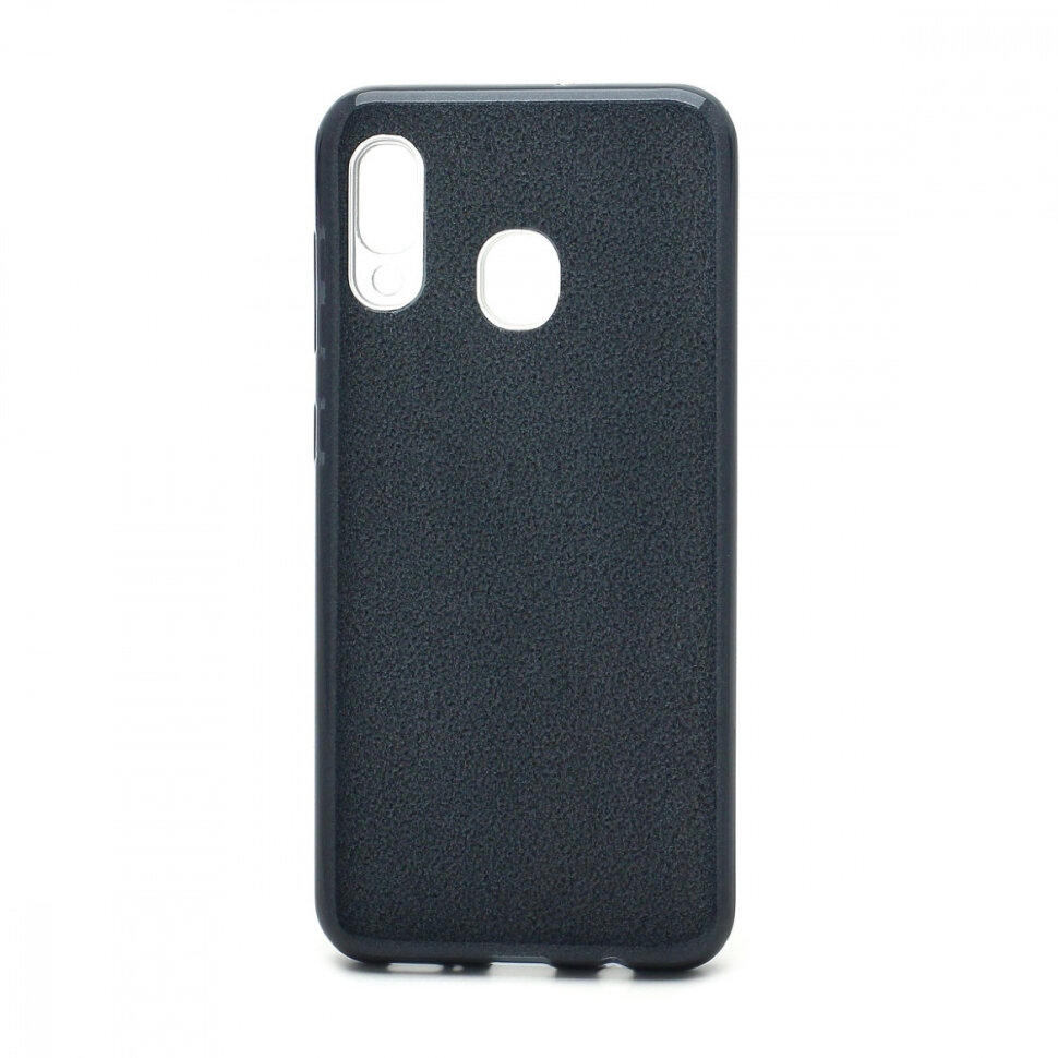 Накладка SC097 БЛЕСТКИ 3в1 Samsung A205/A305 Galaxy A20/A30 (black)