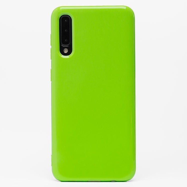 Накладка SC158 Samsung A505 Galaxy A50 Глянец зеленая