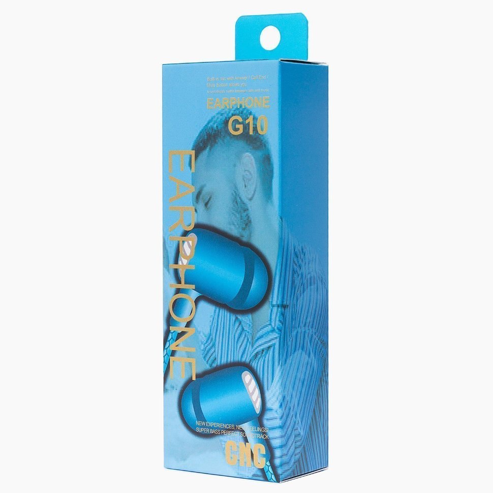 Гарнитура MP3 G10 синяя