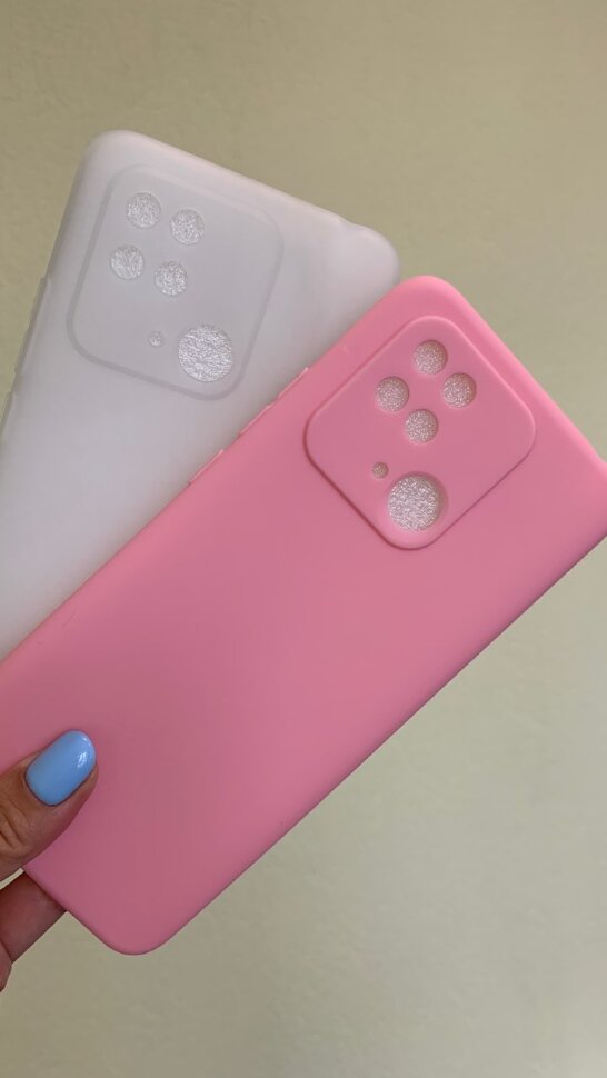 Накладка TPU МАТОВАЯ Xiaomi Redmi 10C розовая