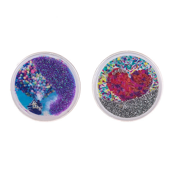 Держатель для телефона POPSOCKETS с жидкостью и блестками Сердце