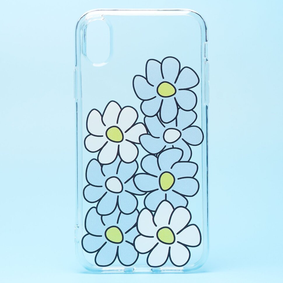 Накладка SC217 iPhone XR (002) голубой