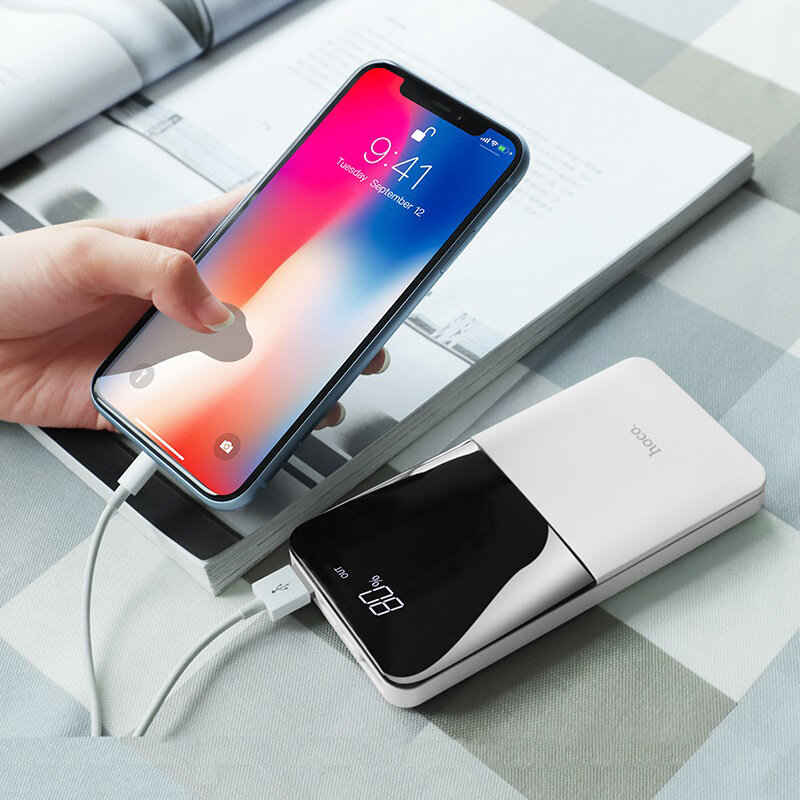 Внешнее ЗУ Power Bank HOCO J42 High Power 10000mAh белое