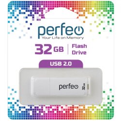 Perfeo USB 32GB C04 White