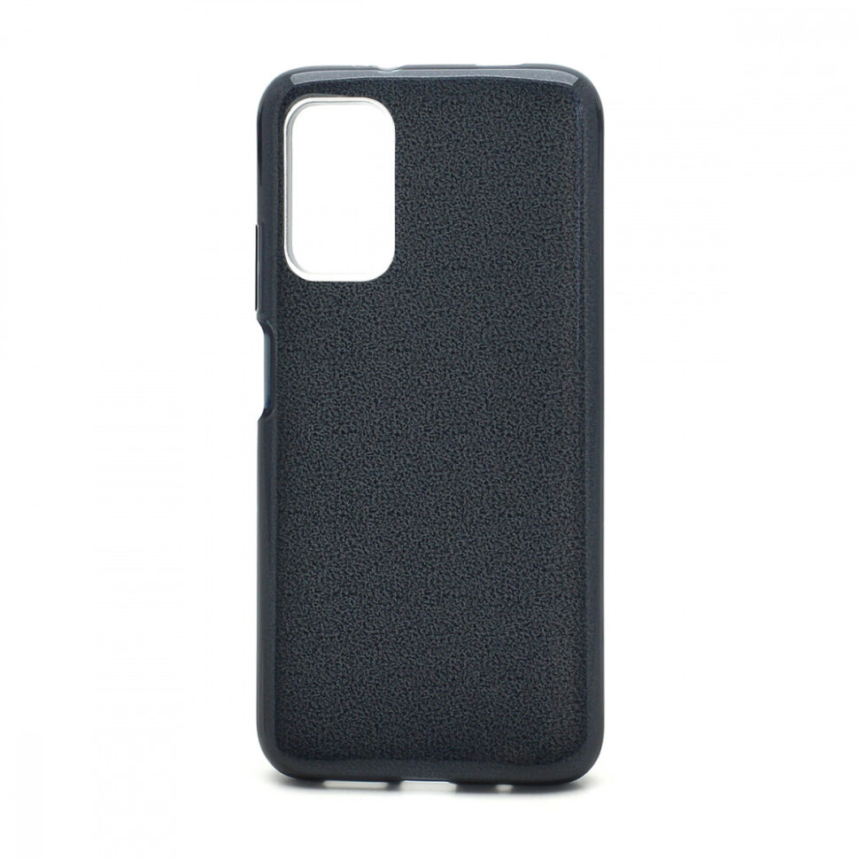 Накладка SC097 БЛЕСТКИ 3в1 Xiaomi Redmi 9T (black)
