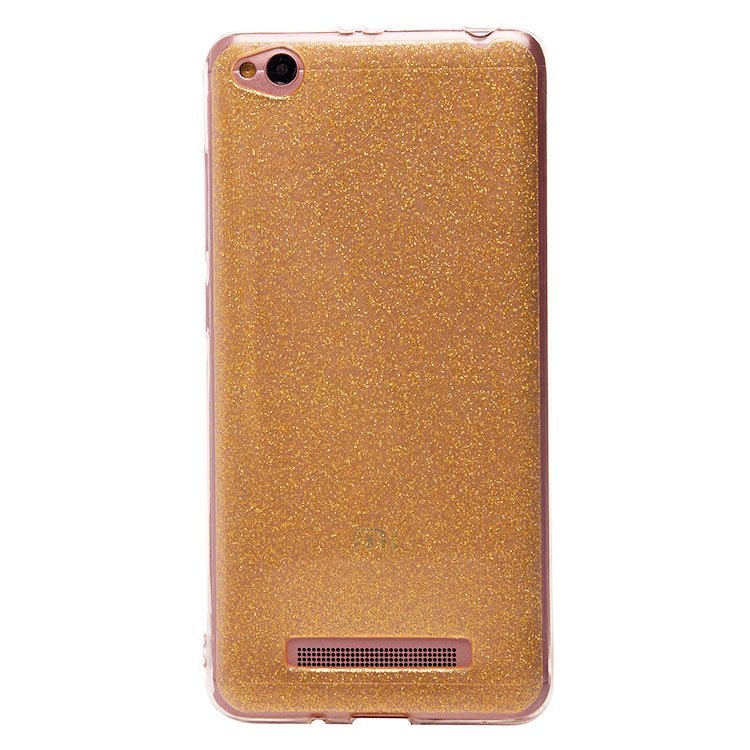Накладка силиконовая  Glamour Xiaomi Redmi 4A gold