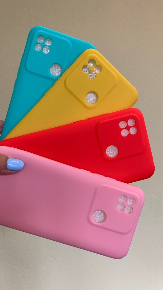 Накладка TPU МАТОВАЯ Xiaomi Redmi 10A/Redmi 9C желтая