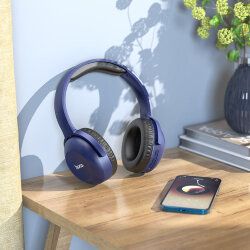 Гарнитура Bluetooth HOCO W33 Art полноразмерная, синяя*