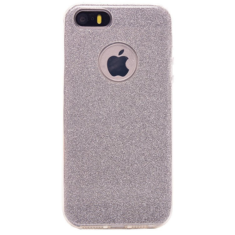 Накладка SC097 БЛЕСТКИ 3в1 iPhone 5 (silver)