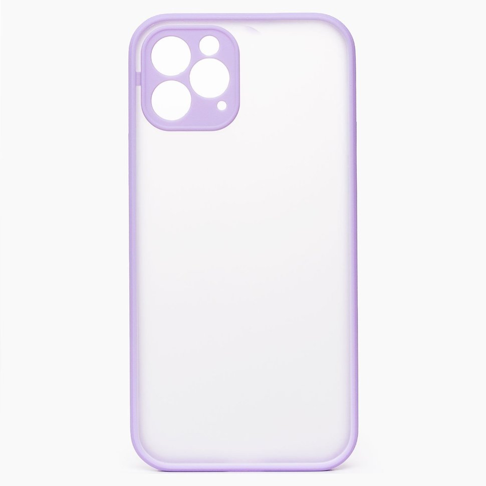 Накладка PC041 iPhone 12/12 Pro (light violet/white)