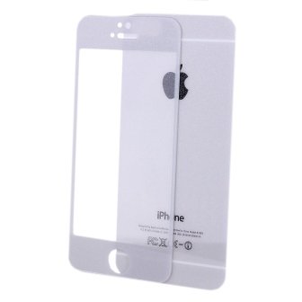 Стекло цветное защитное на дисплей iPhone 5 на 2 стороны серое