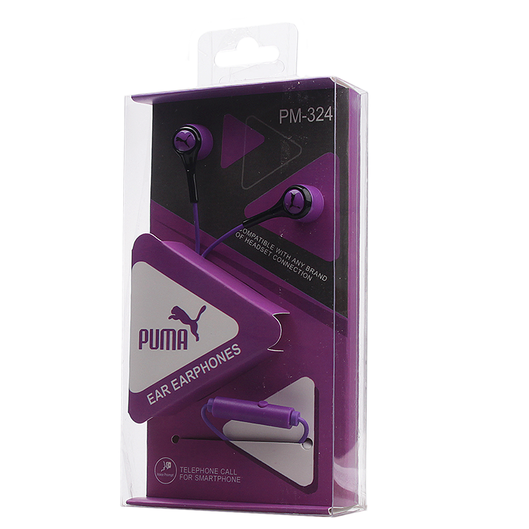 Гарнитура MP3 ReplicaPU PM-324 с кнопкой ответа фиолетовая