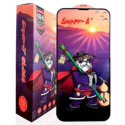 Стекло 2,5D "Full glue" с рамкой для TECNO Camon 50/Infinix Note 60 черное, Super A+ тех.упаковка