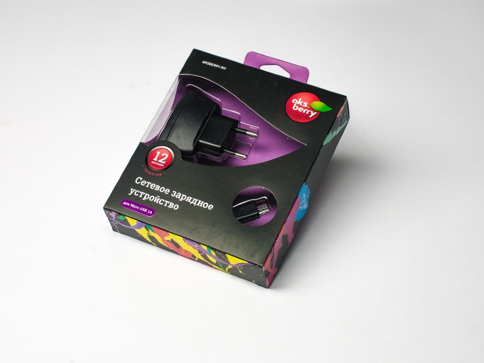 Сетевое ЗУ "AKSBERRY" Nokia 8600 microUSB