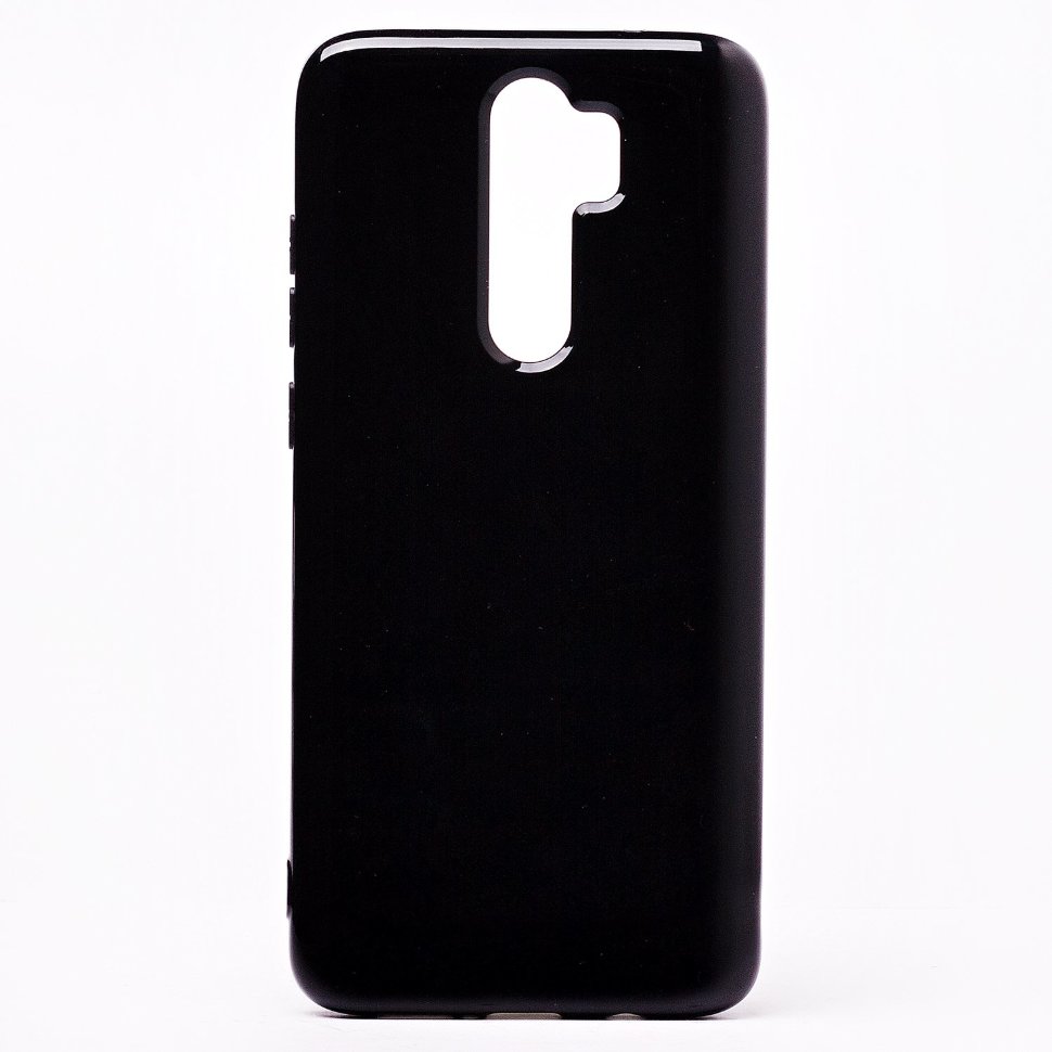 Накладка SC158 Xiaomi Redmi Note 8 Pro Глянец черная