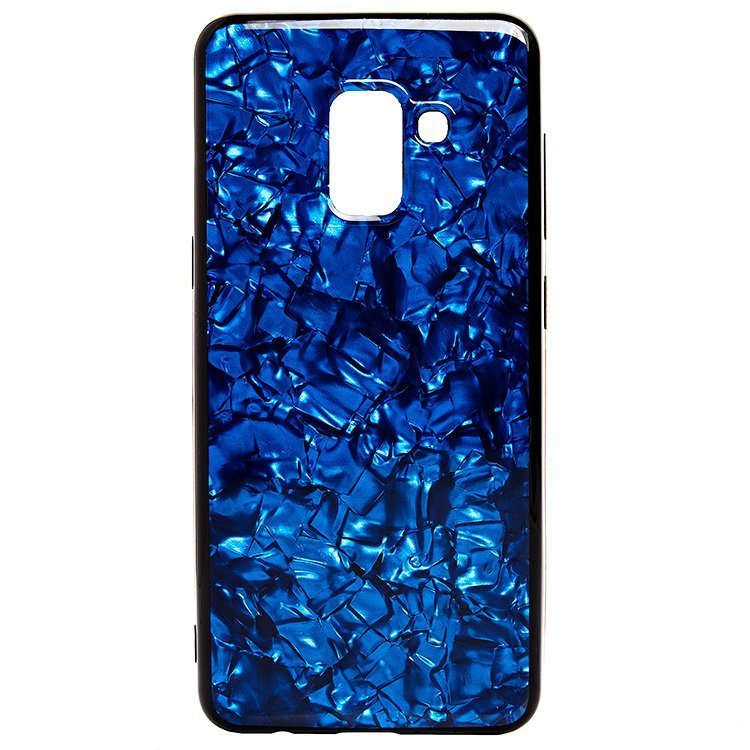 Накладка SC115 Samsung A530 Galaxy A8 2018 Foil синяя