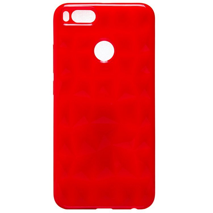Накладка SC072 Призма глянцевая Xiaomi Redmi 4A красная