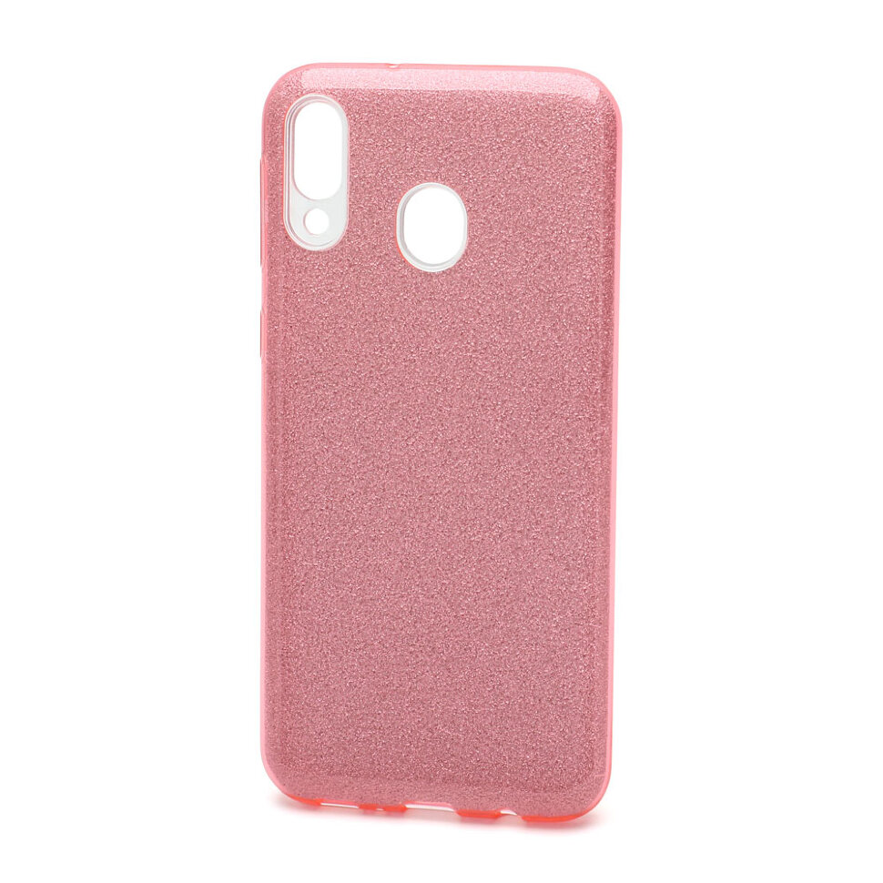 Накладка SC097 БЛЕСТКИ 3в1 Samsung A207 Galaxy A20s (pink)
