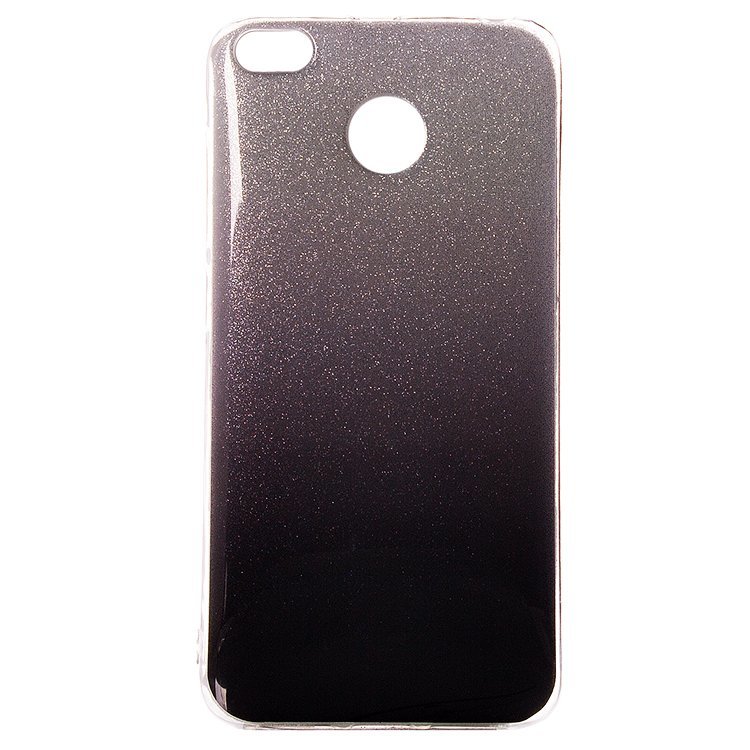 Накладка силиконовая  Glamour Xiaomi Redmi 4X black/silver