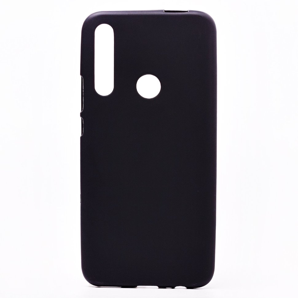 Накладка с глянцевым ободком МАТОВАЯ Huawei Honor 9X/P Smart Z черная