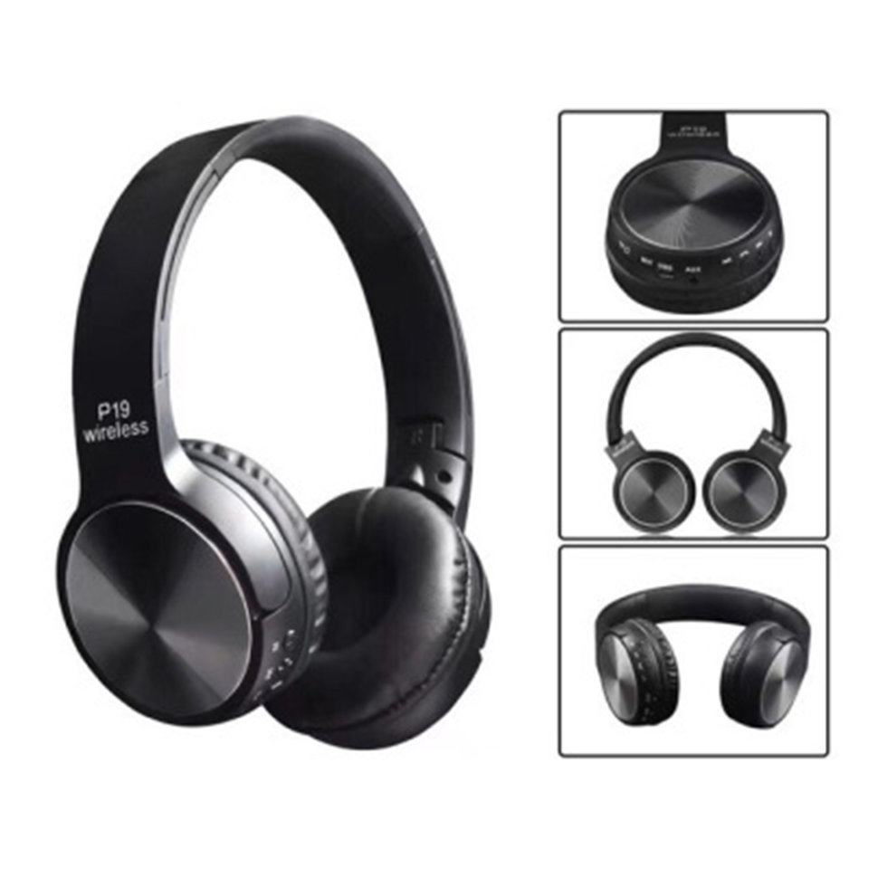 Наушники полноразмерные BLUETOOTH P19 черные