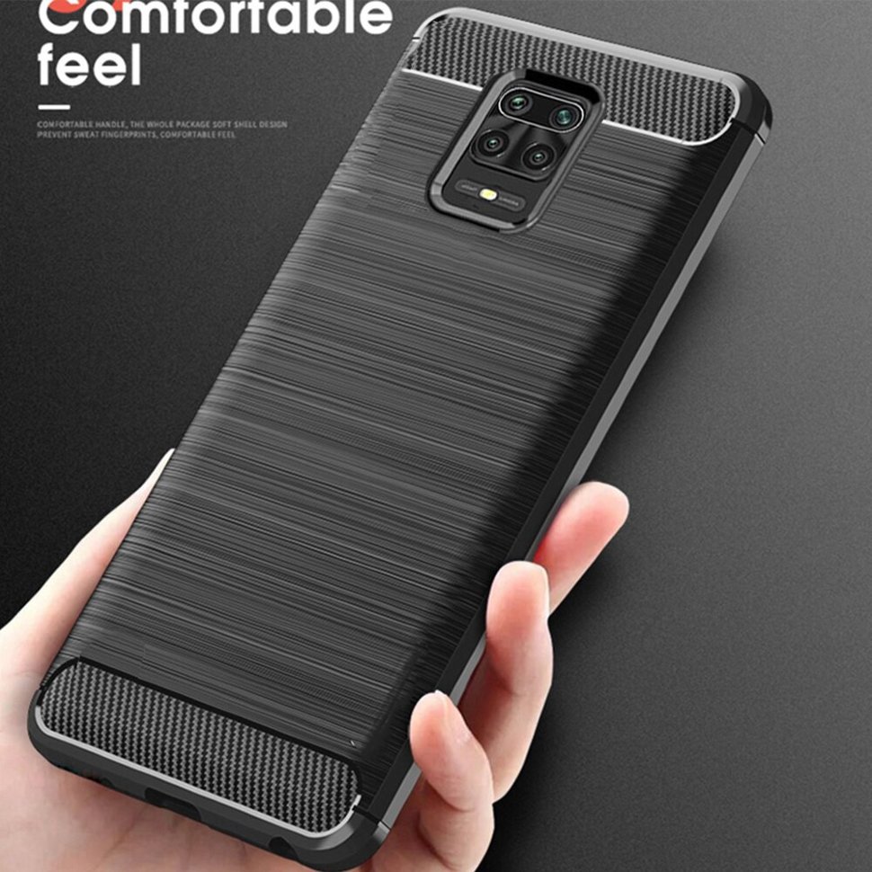 Накладка AntiShock Xiaomi Redmi Note 9S черная