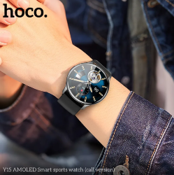 Смарт-часы HOCO Y15 AMOLED Smart watch (Call Version), black