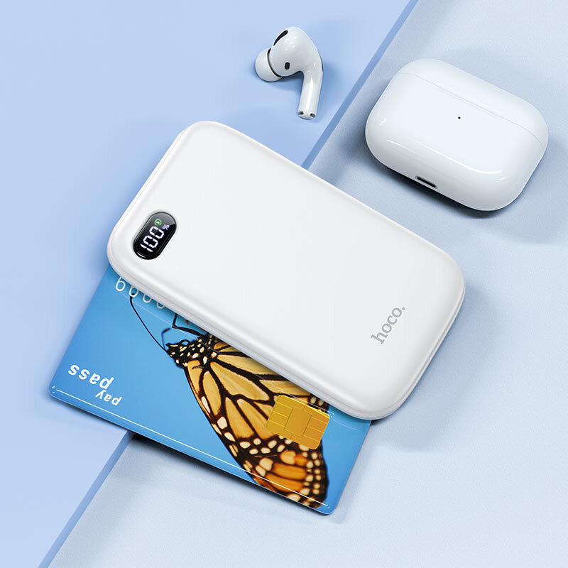 Внешнее ЗУ Power Bank HOCO Q2 QC3.0 + PD 20W, 10000mAh, белое