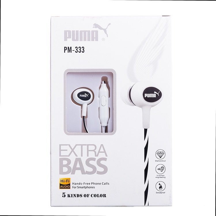 Гарнитура MP3 ReplicaPU PM-333 с кнопкой ответа белая