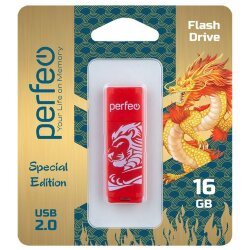 Perfeo USB 16GB C04 Red Lion