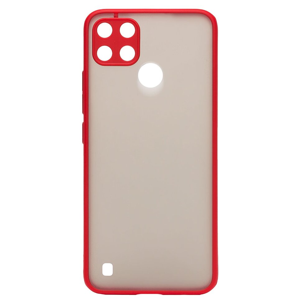 Накладка PC041 Realme C21Y (red/black)