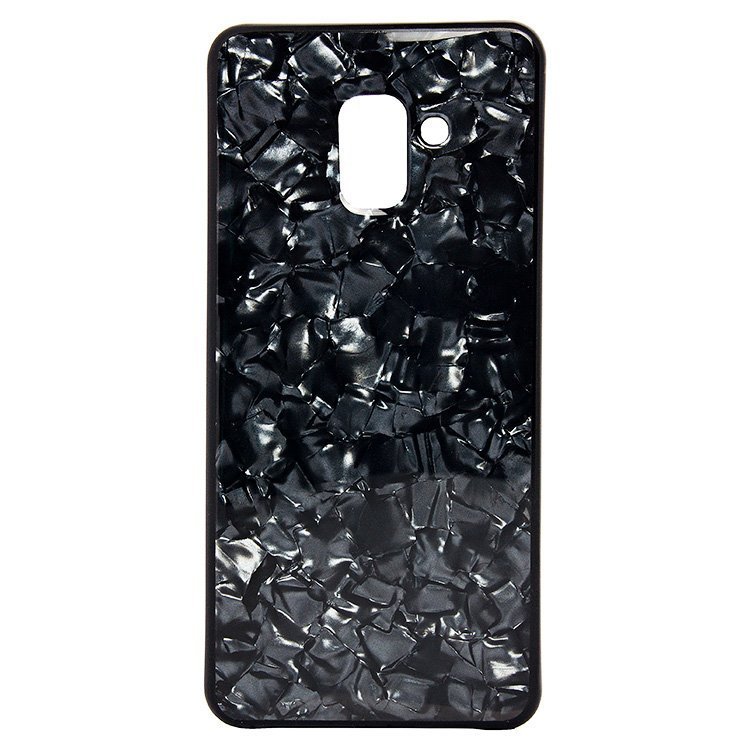 Накладка SC115 Samsung A730 Galaxy A8 Plus 2018 Foil черная
