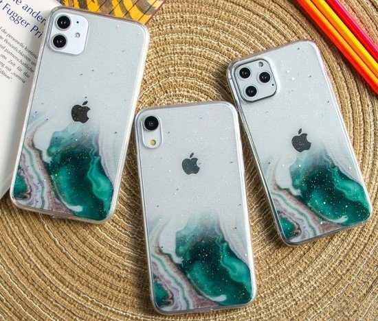 Накладка ПАЛИТРА Xiaomi Redmi Note 8T, зеленая