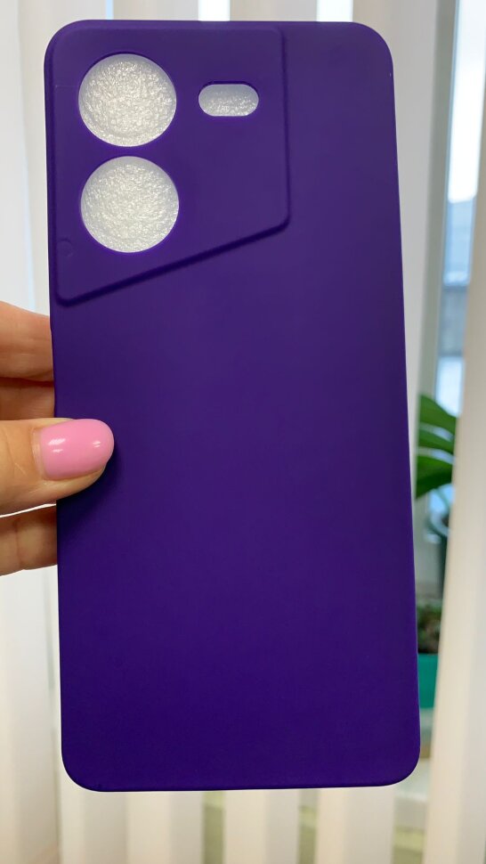 Накладка силиконовая SOFT TOUCH Tecno Pova 5, индиго