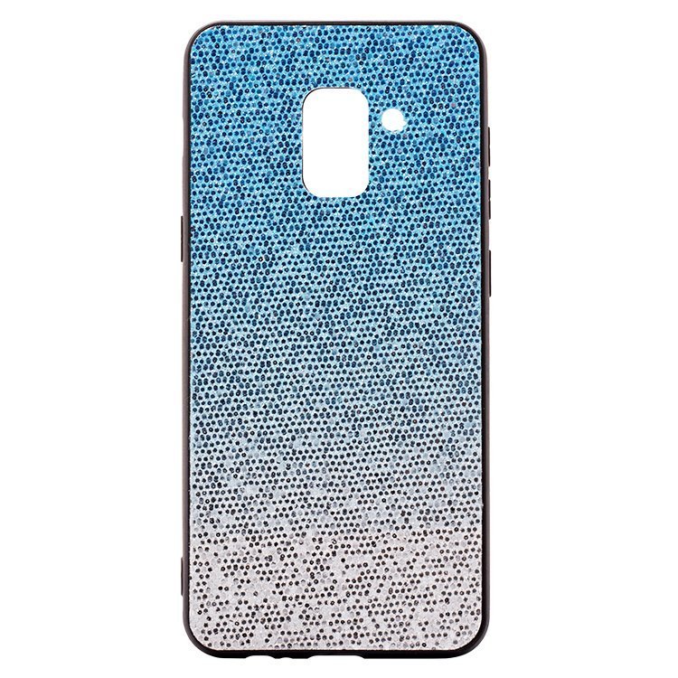 Накладка SC126 Samsung A530 Galaxy A8 2018 (004) градиент голубая
