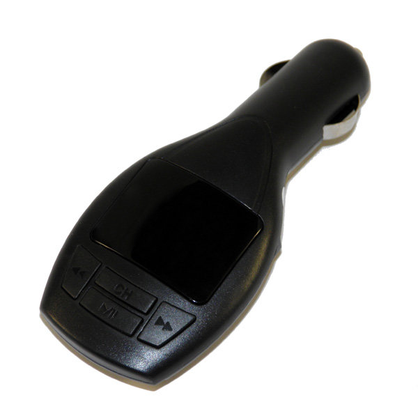 FM-модулятор MicroSD/SD/USB/пульт 001 черный