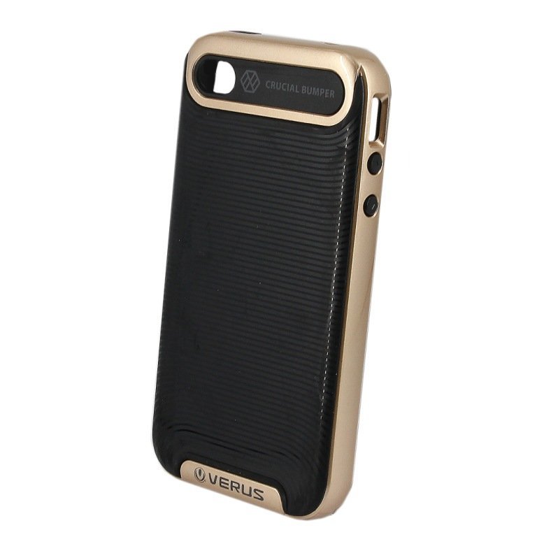 Накладка Verus Damda IPhone 4 черно-золотая