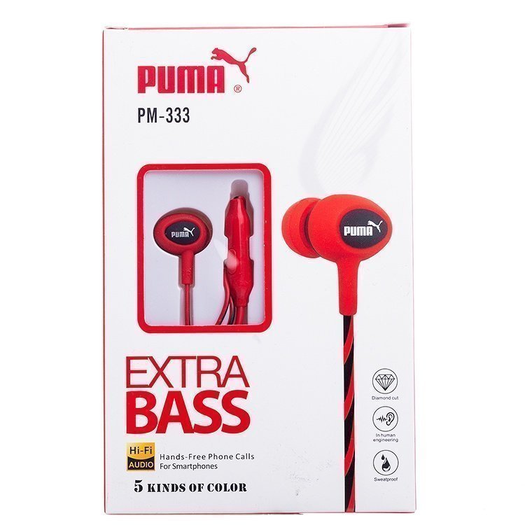Гарнитура MP3 ReplicaPU PM-333 с кнопкой ответа красная