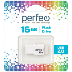 Perfeo USB 16GB M01 White