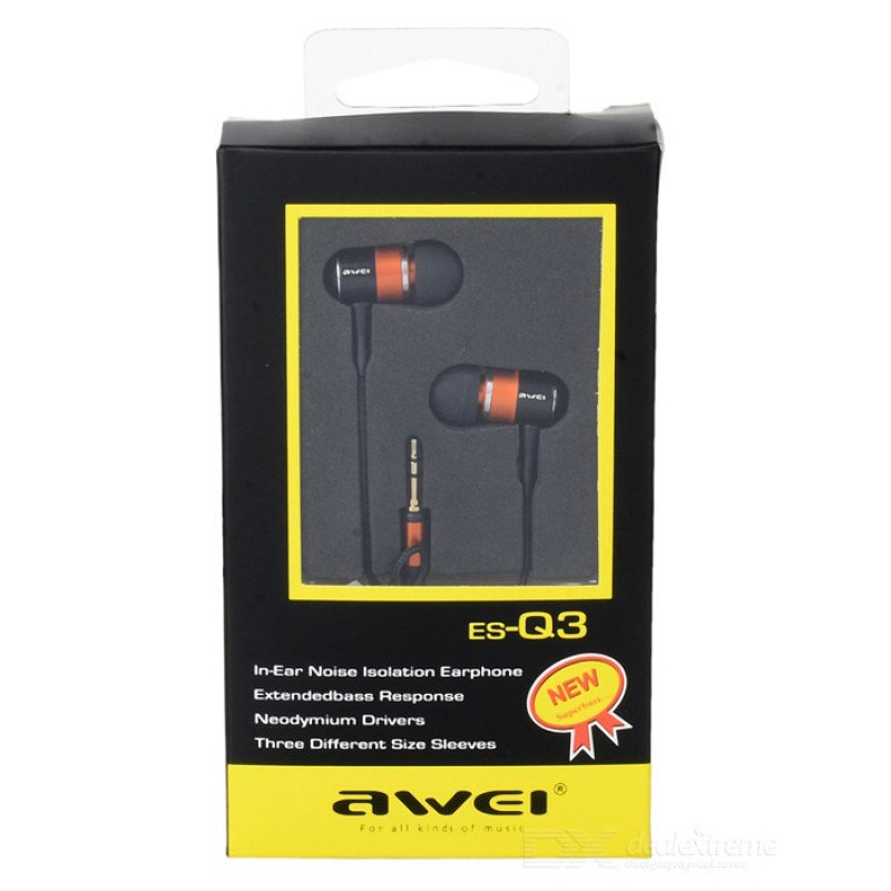 Наушники AWEI Q3 золото