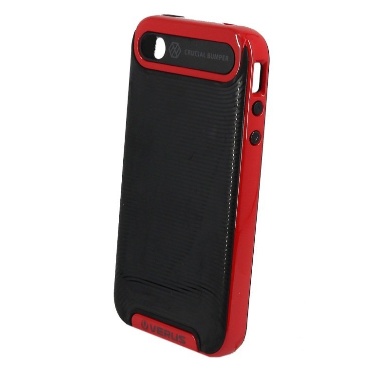 Накладка Verus Damda IPhone 4 черно-красная