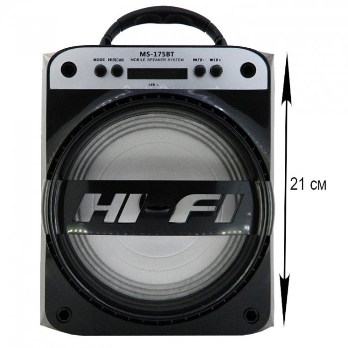 Колонка MS-175BT  Bluetooth+USB+TF+FM
