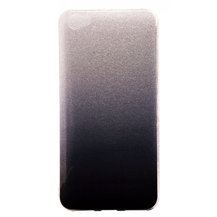 Накладка силиконовая  Glamour Xiaomi Redmi Note 5A (black/silver)