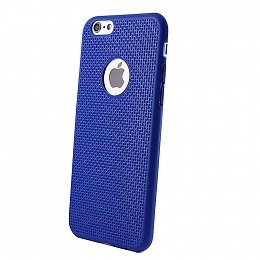 Накладка СЕТКА iPhone 6 темно-синяя