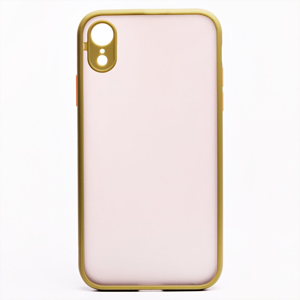 Накладка PC041 iPhone XR (green/black)