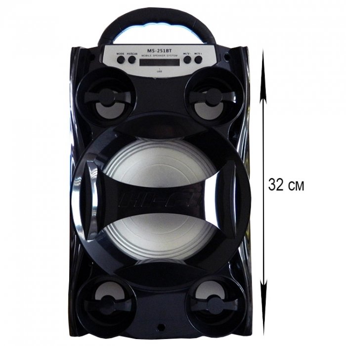 Колонка MS-251BT  Bluetooth+USB+TF+FM