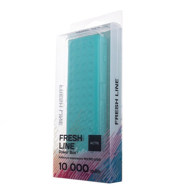 Внешнее ЗУ Power Bank Activ A151-01 Fresh Line 10000mAh мята