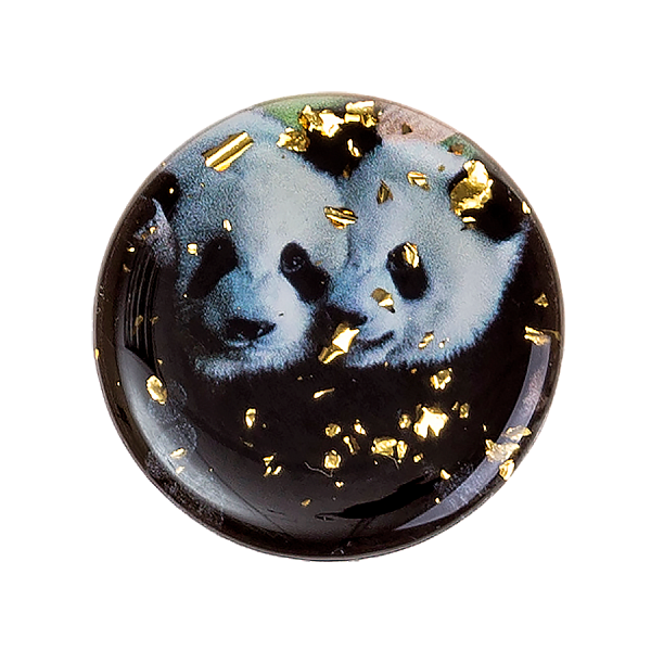 Держатель для телефона POPSOCKETS лаковый с фольгой Панды