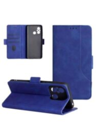 Чехол-книга NICE STYLES (магнит боковой) для Realme C100 (2026) темно-синий